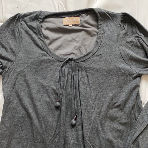 ME & EM Grey Tunic Pocket Dress Medium - Picture 7 of 7